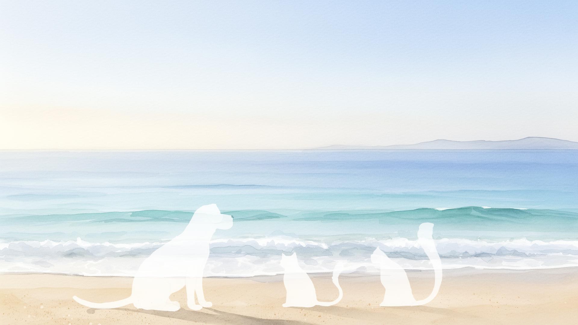 Paysage de nature avec animaux